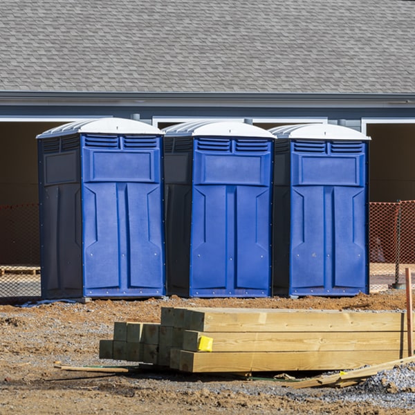 are there any restrictions on where i can place the portable toilets during my rental period in Greensboro AL